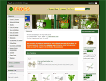 Tablet Screenshot of frogsj.com